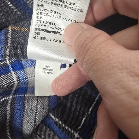 Bundle 2 Eddie Bauer Men's Button-Down Long Sleeve Plaid Flannel Size TXXXL Pack - Picture 9 of 15